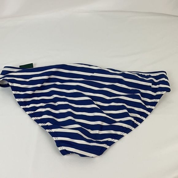 Navy Blue and White Stripe Bikini Bottom Size 14 - Picture 5 of 6